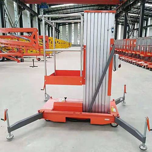 孝感工厂定制10米电动升降台移动式升降平台铝合金升降梯